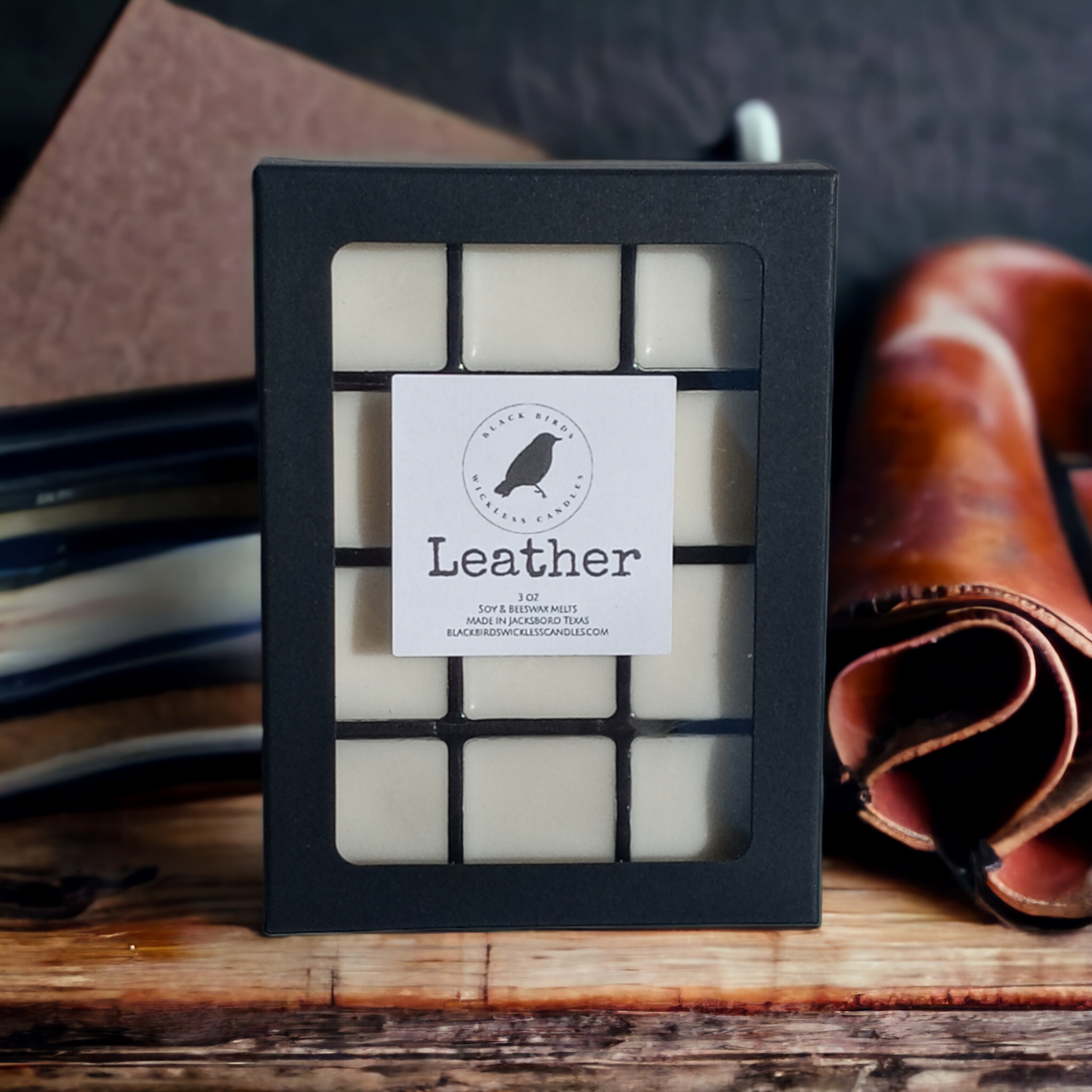 Leather Soy & Beeswax Melts