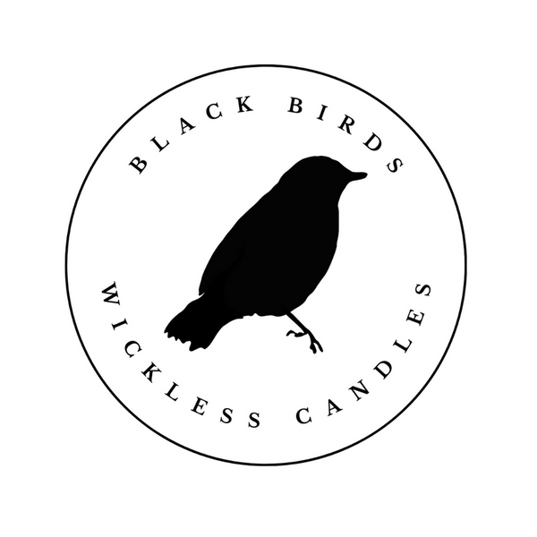 Black Birds Wickless Candles